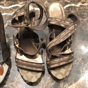Coach Wedge Sandals